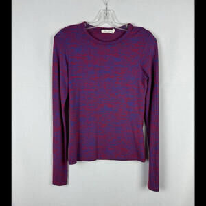 Rag & Bone Long Sleeve Space Dye Long Sleeve Crewneck Shirt Size S